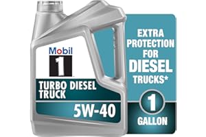 Mobil 1 Turbo Diesel Truck Full Synthetic Motor Oil 5W-40, 1 Gal