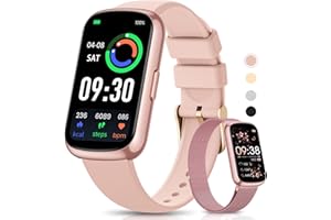 Fitness Tracker- Smart Watches for Women Men with 24/7 Heart Rate Monitor Blood Oxygen Sleep Tracker, Waterproof Fitness Watc