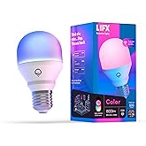 LIFX Color A19 800 lumens, Billions of Colors and Whites, Wi-Fi Smart LED Light Bulb, No bridge required, Works with Alexa, H