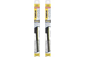 Rain-X 810165 Latitude 2-In-1 Water Repellent Wiper Blades, 22 Inch Windshield Wipers (Pack Of 2), Automotive Replacement Win