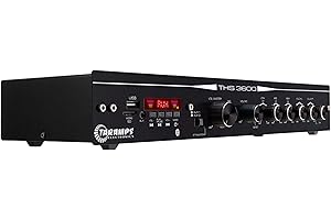 Amplificador Receiver Taramps THS 3600 Classe D Multi Canal 120 Watts RMS Módulo Amplificador Residencial Comercial