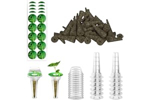 124 pcs Seed Pod Kit for Aerogarden, Grow Anything Kit for Hydroponics, Hydroponics Supplies with 50 Grow Sponges, 50 Pod Lab