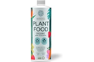 MARPHYL Organic Liquid Fertilizer – Indoor & Outdoor House Plant Fertilizer - All-Purpose Nutrient-Rich Plant Food - Soil Enh