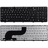 SUNMALL Replacement Keyboard Compatible with HP Probook 650 G1 655 G1 with Frame Black US Layout No Pointer No Backlight 7386