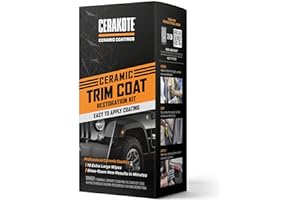 CERAKOTE® Ceramic Trim Coat Kit - Quick Plastic Trim Restorer - Ceramic Coating Black Trim Restoration to Last Over 200 Washe