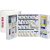 First Aid Only 1000-FAE-0103 50-Person SmartCompliance OSHA First Aid Kit for Businesses, Large Plastic First Aid Cabinet wit