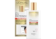 L'Oréal Paris Protector Solar Diario FPS50+ UV Defender Fluido Invisible, 40ml