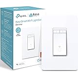 Kasa Smart Dimmer Switch HS220, Single Pole, Needs Neutral Wire, 2.4GHz Wi-Fi Light Switch Works with Alexa and Google Home, 