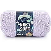 Lion Brand Yarn Baby Soft Yarn, 1 Pack, Dusty Lilac