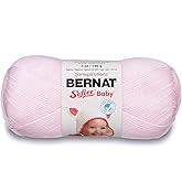 Bernat Softee Baby Yarn, 5 oz, Pink, 1 Ball