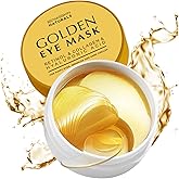 Enaskin Naturals Under Eye Patches Dark Circles Under Eye Masks for Puffiness - 24K Gold Eye Gel Pads Retinol Collagen Hyalur