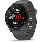 Garmin Forerunner® 255, GPS Running Smartwatch, Advanced Insights, Long-Lasting Battery, Slate Gray