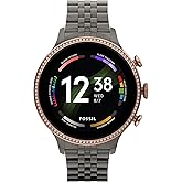 Fossil Gen 6 42mm Touchscreen Smart Watch for Women with Alexa Built-In, Fitness Tracker, Activity Tracker, Sleep Tracker, GP