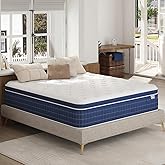 King Size Mattress - Upgrade Strengthen - 12 Inch Firm Hybrid King Mattress in a Box, Mattress King Size With Memory Foam and