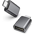 Syntech USB C to USB Adapter Pack of 2 USB C Male to USB 3.0 Female Adapter Compatible with MacBook Pro Air 2024, Microsoft S