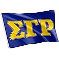 Desert Cactus Sigma Gamma Rho Flag letter Fraternity Greek Letter Use as a Banner Large 3x5 feet Sign Decor