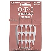 OPI xPRESS/ON Press on Nails | Long Almond Nail Art Press On Nails | With Nail Glue | Long Lasting, Reusable, Non-damaging