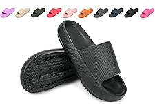 GETAC Sandalias de Mujer Sandalias Hombre, PLATAFORMA 4cm Chanclas mujer Unisex Suela Gruesa Impermeable Cómodas.