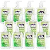 Purell NATURALS Advanced Hand Sanitizer Gel, with Skin Conditioners and Essential Oils, 12 fl oz Counter Top Pump Bottle (Cas