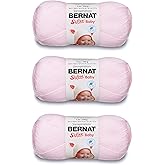 Bernat 166030-2001 Softee Baby Yarn - Solids - Pink