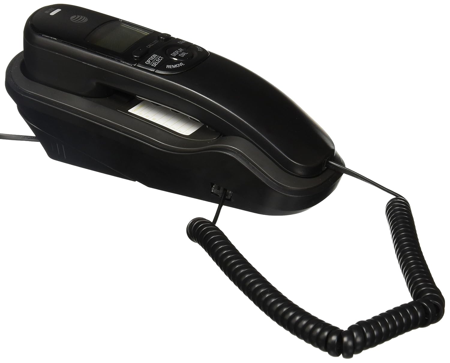 AT&T TR1909B Trimline Corded Phone with Caller ID, Black