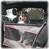 K&H Pet Products Buckle N' Go Dog Car Seat for Large Dogs, Waterproof Fabric with Breathable Mesh & Adjustable Dog Seat Belt 