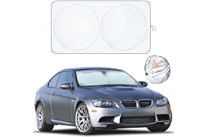 EcoNour Car Windshield Sun Shade | Reflector Sunshade Offers Ultimate Protection for Car Interior | Cool Reflective Sun Block