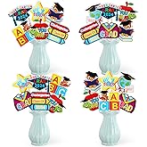 HOWAF 24pcs Preschool Graduation Centerpiece Sticks, Class of 2024 Kindergarten Graduation Party Centerpieces for Tables Deco