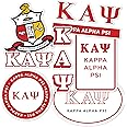 Desert Cactus Kappa Alpha Psi Stickers Standard Sheet Decal Laptop Water Bottle Car (Full Sheet - Standard)