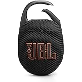 JBL Clip 5, altifalante sem fios portátil com Bluetooth, resistente à água e ao pó IP67, até 12 h de reprodução e muito mais,