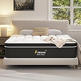 Ayeawo Firm California King Mattress in a Box, 12 Inch Cal King Hybrid Mattress with Memory Foam and Pocket Spring, Motion Is