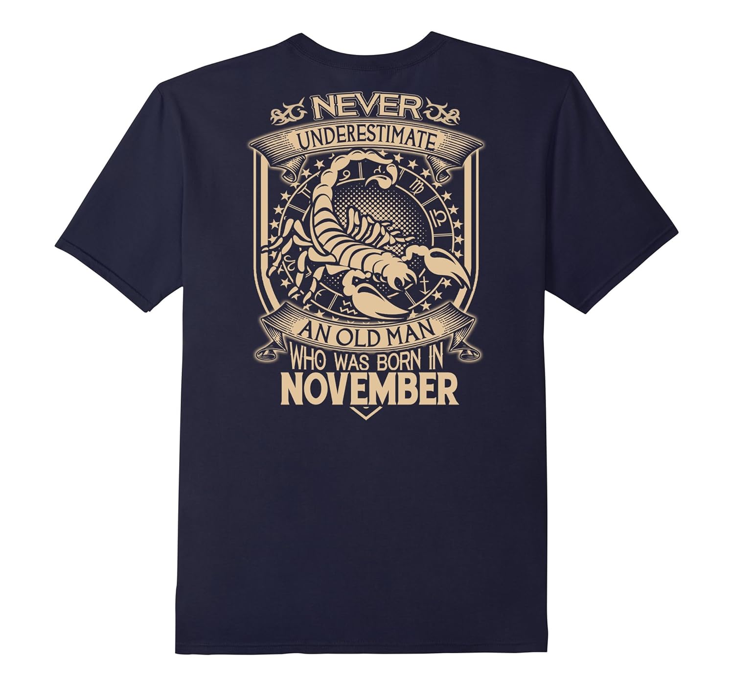 An Old Man Who Was Born In November T-Shirt-BN