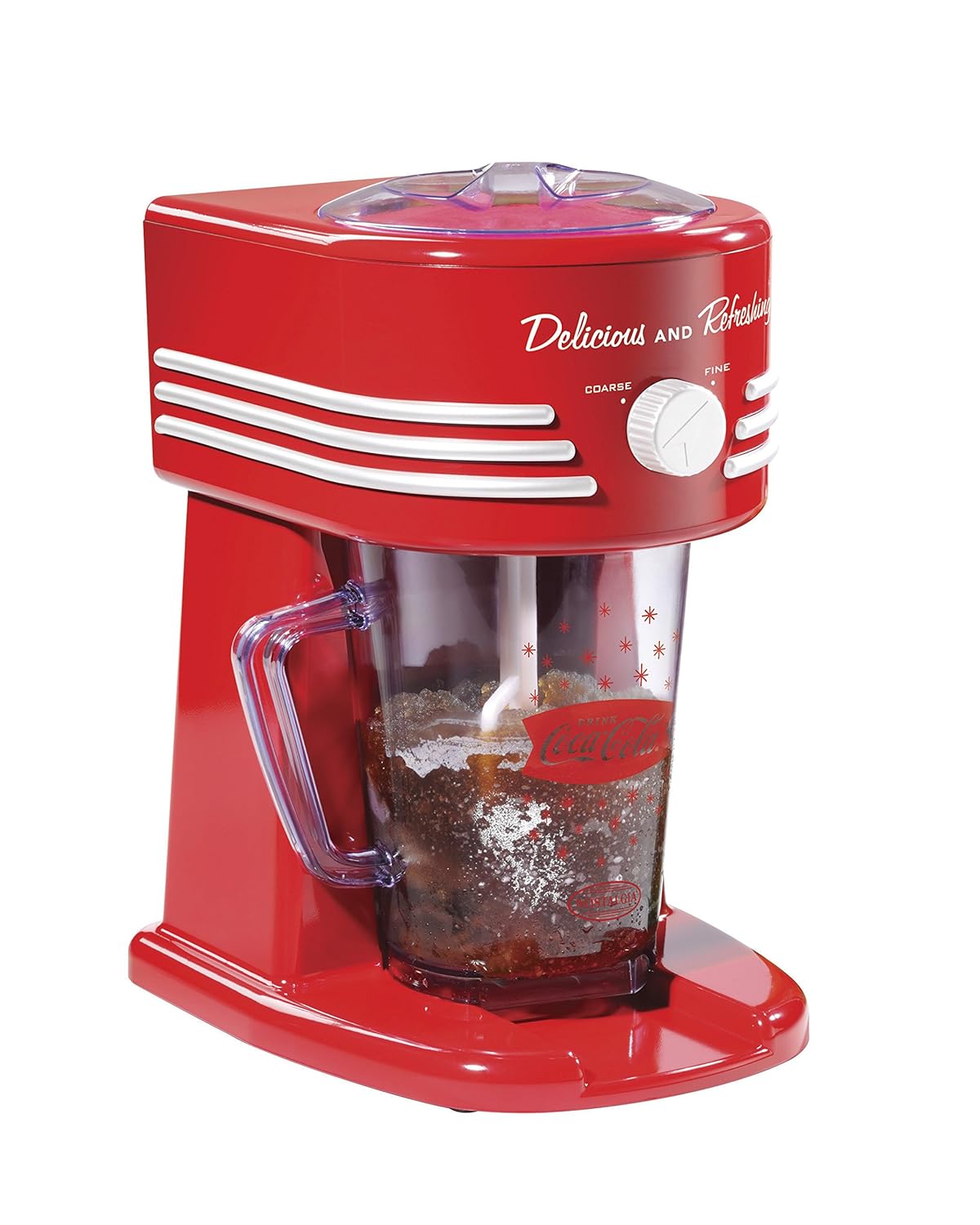 Nostalgia FBS400COKE Coca-Cola 40-Ounce Frozen Beverage Station