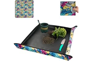 Onlysuki Waterproof Potting Mat for Indoor Plant Transplanting and Dirt Control, Gardenig Gifts for Women, Repotting Mat Succ