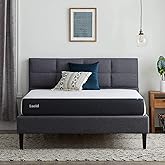 Lucid 8 Inch Queen Mattress - Firm Gel Memory Foam Mattress – Bamboo Charcoal Foam –Gel Infused- Hypoallergenic Foam Mattress