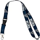 Desert Cactus St. Louis Blues Lanyard NHL National Hockey League Car Keys ID Badge Holder Keychain Detachable Breakaway Snap 