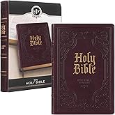 KJV Holy Bible, Giant Print Full-size Faux Leather Red Letter Edition - Thumb Index & Ribbon Marker, King James Version, Dark