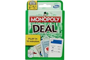 Hasbro Gaming Monopoly Deal Card Game, Quick-Playing Card Game for 2-5 Players, Game for Families and Kids, Ages 8 and Up (Am