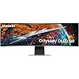 SAMSUNG 49" Odyssey OLED G9 (G95SC) Series Curved Smart Gaming Monitor, 240Hz, 0.03ms, G-Sync Compatible, Dual QHD, Neo Quant