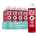 Sparkling Ice, Black Raspberry Sparkling Water, Zero Sugar Flavored Water, with Vitamins and Antioxidants, Low Calorie Bevera