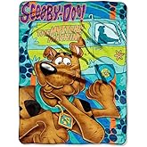 Warner Brothers Scooby-Doo, "Whole Gang" Micro Raschel Throw Blanket, 46" x 60", Multi Color