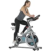 EFITMENT Indoor Cycling Bike, Magnetic Resistance Belt Drive Exercise Stationary Cycle w/ Digital Monitor, Pulse Grips, Ipad/