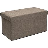 Simplify Polypropylene Storage Ottoman, Natural (F-0637-NATURAL)