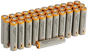 AmazonBasics AAA 1.5 Volt Performance Alkaline Batteries - Pack of 36