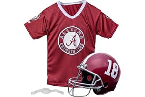 Franklin Sports NCAA Kids Football Helmet + Jersey Sets - College Uniform + Helmet Sets for Boys & Girls-Toy Kids Costume Set
