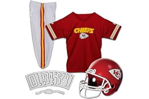 Franklin Sports NFL Youth Football Uniform Set for Boys & Girls - Includes Helmet, Jersey & Pants with Chinstrap + Numbers