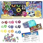 Rainbow Loom® Finger Loom Party Pack, Features 9 Colored Finger Looms and 1200 Glow in The Dark Bands Perfect Party Activitie