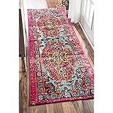 nuLOOM KKCB11A Bohemian Corbett Runner Rug, 2' 6" x 8', Multi