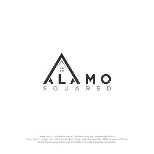 Alamo Squared Logo Design Design by assiktype