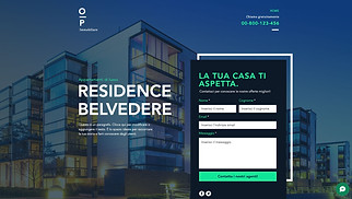 Template Landing Page per siti web - Agenzia Immobiliare